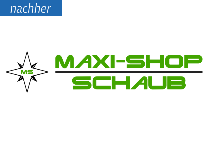 Kundenreferenz Logo Maxi Shop | © photografix.ch GmbH